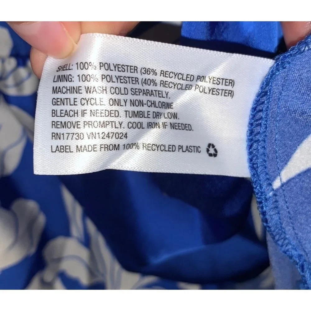 NWT ALEXIS for Target Blue Floral Tie-Front High-Low Dress Medium - Picture 10 of 16